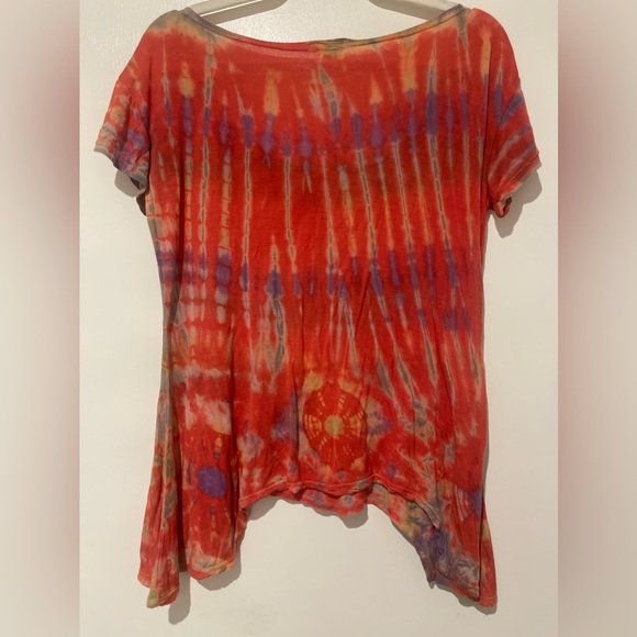 100% Rayon Tie Dye Top Women’s Size M - Picture 3 of 3